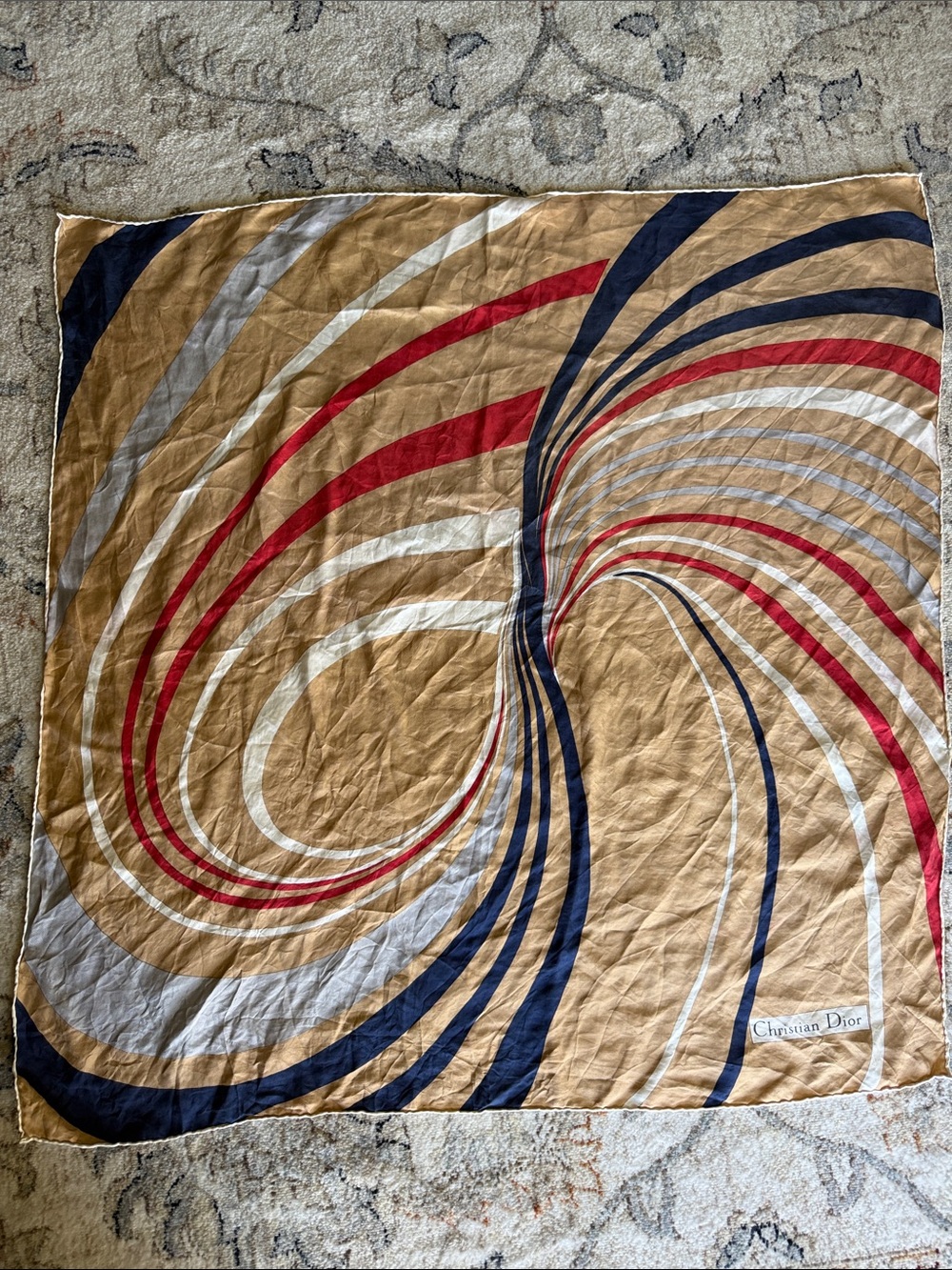 Christian Dior vintage silk scarf - Picture 3 of 7